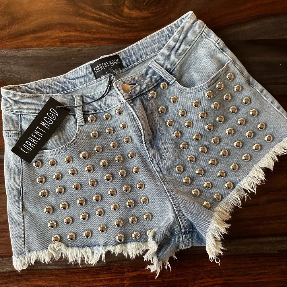 Dolls Kill Stud Shorts